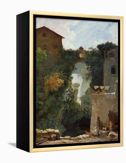 The Falls of Tivoli-Jean-Honoré Fragonard-Framed Premier Image Canvas