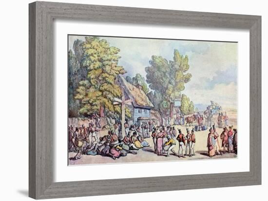 The Falmouth Road, Late 18th-Early 19th Century-Thomas Rowlandson-Framed Giclee Print