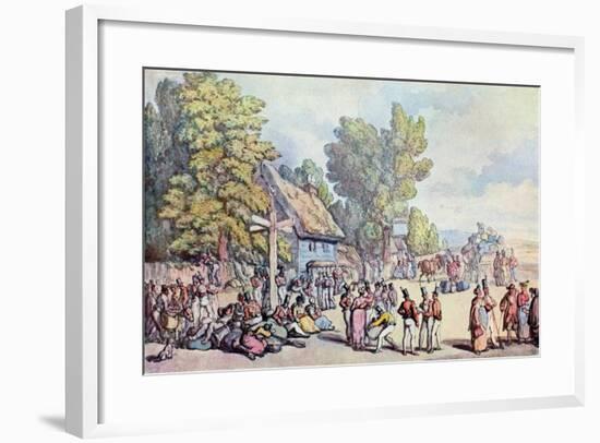 The Falmouth Road, Late 18th-Early 19th Century-Thomas Rowlandson-Framed Giclee Print