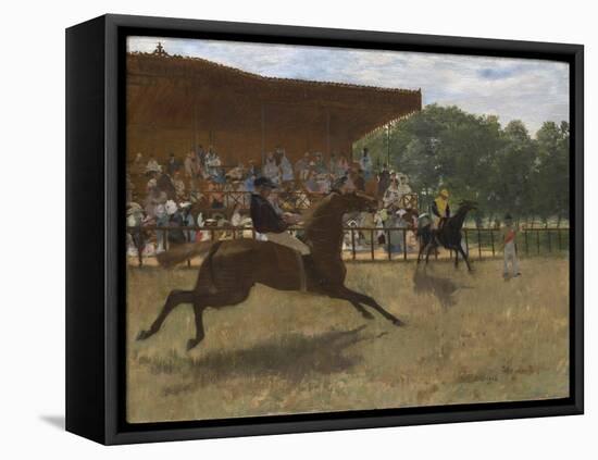 The False Start, c.1869-72-Edgar Degas-Framed Premier Image Canvas