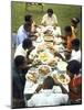 The Families of Tally and Cornell Adams Come Together for Sunday Dinner-John Dominis-Mounted Photographic Print
