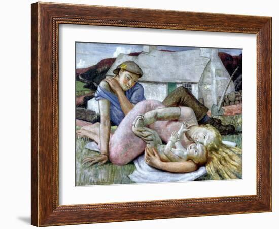 The Family, 1935-Ernest Procter-Framed Giclee Print