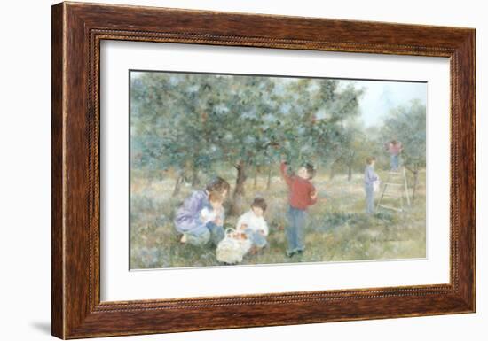 The Family at the Orchard-Hélène Léveillée-Framed Art Print