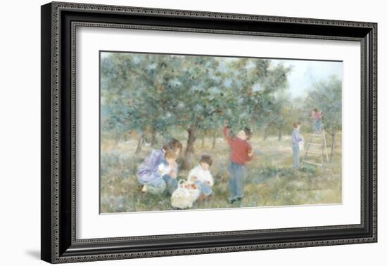 The Family at the Orchard-Hélène Léveillée-Framed Art Print