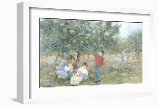 The Family at the Orchard-Hélène Léveillée-Framed Art Print