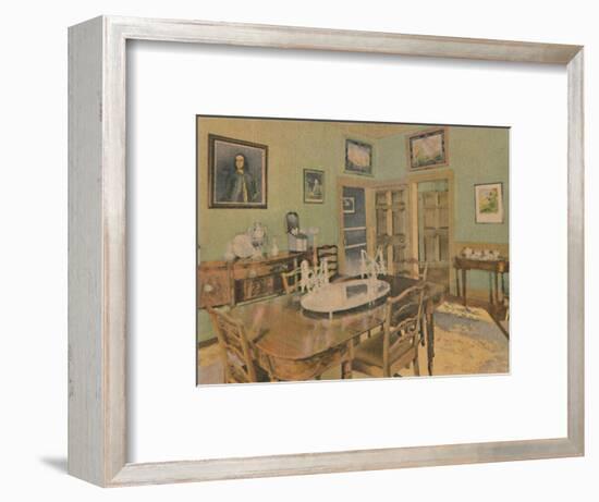 'The Family Dining Room', 1946-Unknown-Framed Giclee Print