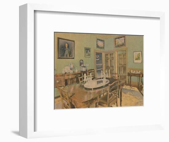 'The Family Dining Room', 1946-Unknown-Framed Giclee Print