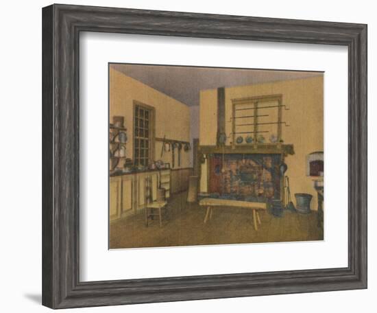 'The Family Kitchen', 1946-Unknown-Framed Giclee Print
