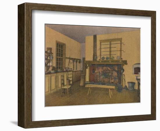 'The Family Kitchen', 1946-Unknown-Framed Giclee Print