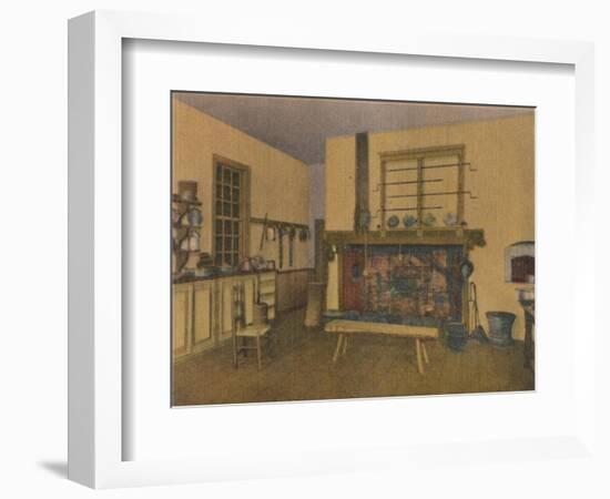 'The Family Kitchen', 1946-Unknown-Framed Giclee Print