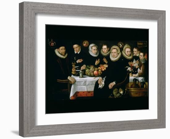 The Family of Adrien De Witte (1555-1616) 1608-Hieronymus Francken-Framed Giclee Print