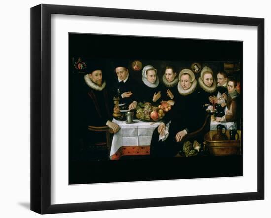 The Family of Adrien De Witte (1555-1616) 1608-Hieronymus Francken-Framed Giclee Print