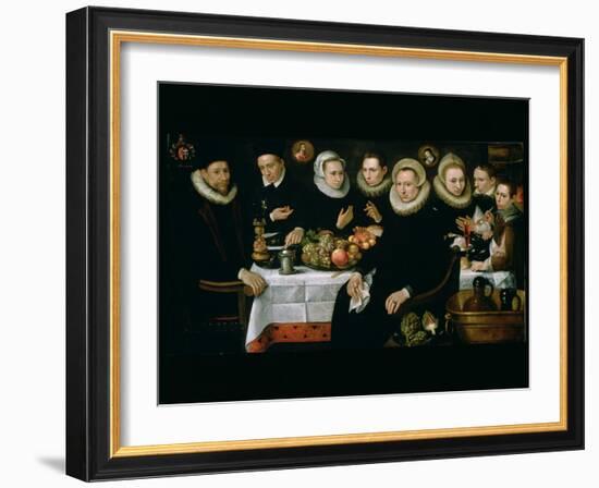 The Family of Adrien De Witte (1555-1616) 1608-Hieronymus Francken-Framed Giclee Print