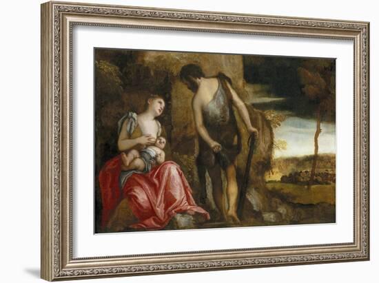 The Family of Cain Wandering-Paolo Veronese-Framed Giclee Print