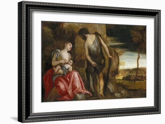 The Family of Cain Wandering-Paolo Veronese-Framed Giclee Print