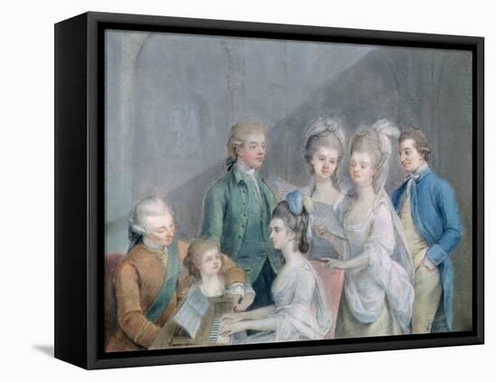 The Family of Charles Schaw, 9th Baron Cathcart-Johann Zoffany-Framed Premier Image Canvas