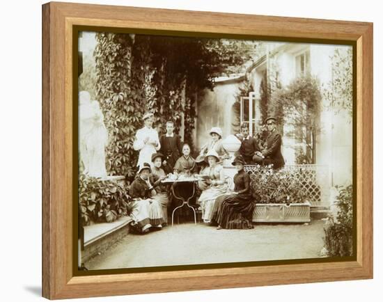 The Family of Duke Fyodor Uvarov at their Country Estate, Porechye, Russia, 1880S-null-Framed Premier Image Canvas