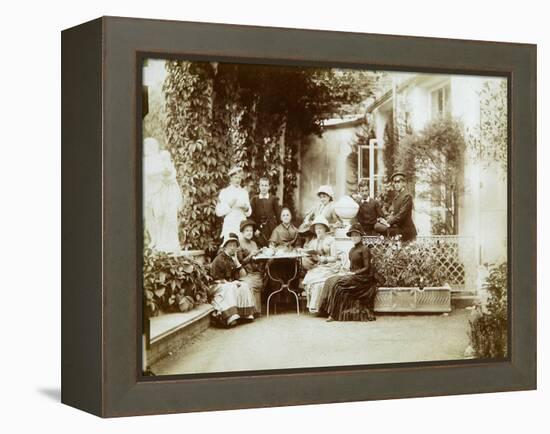 The Family of Duke Fyodor Uvarov at their Country Estate, Porechye, Russia, 1880S-null-Framed Premier Image Canvas