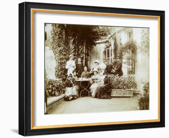 The Family of Duke Fyodor Uvarov at their Country Estate, Porechye, Russia, 1880S-null-Framed Giclee Print