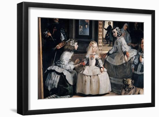 The Family of Philip IV (Las Meninas)-Diego Velazquez-Framed Giclee Print
