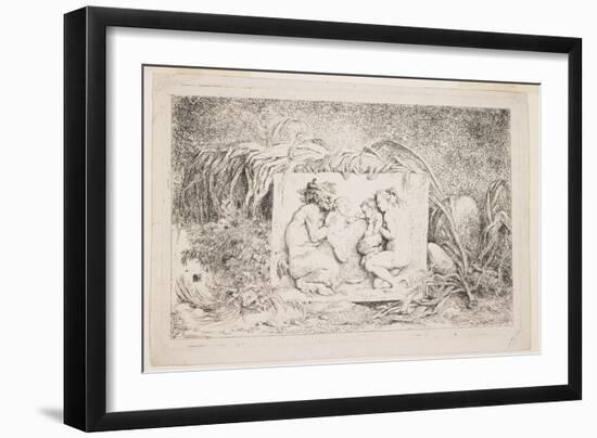 The Family of the Satyr, 1763-Jean-Honore Fragonard-Framed Giclee Print