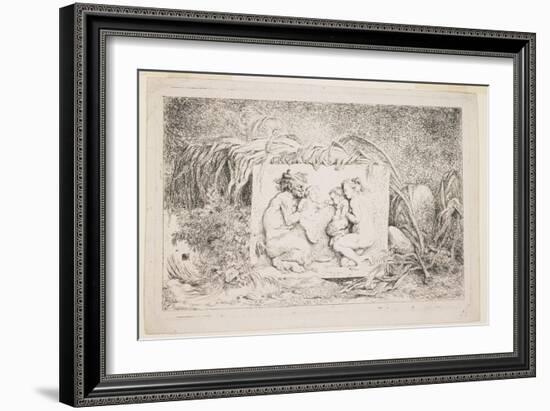 The Family of the Satyr, 1763-Jean-Honore Fragonard-Framed Giclee Print