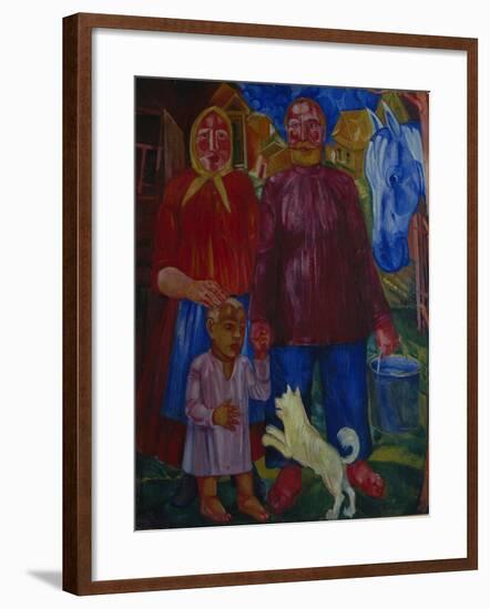 The Family of the Serednyaks, 1929-Viktor Nikandrovich Palmov-Framed Giclee Print