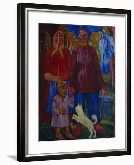 The Family of the Serednyaks, 1929-Viktor Nikandrovich Palmov-Framed Giclee Print