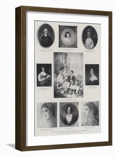 The Family Portraits of the Gladstones at Hawarden-Edward Burne-Jones-Framed Giclee Print