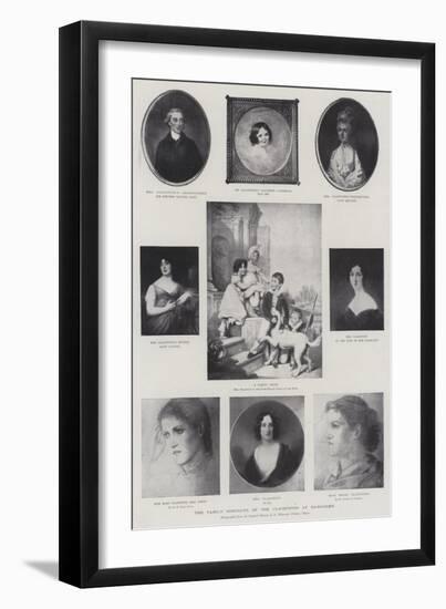 The Family Portraits of the Gladstones at Hawarden-Edward Burne-Jones-Framed Giclee Print