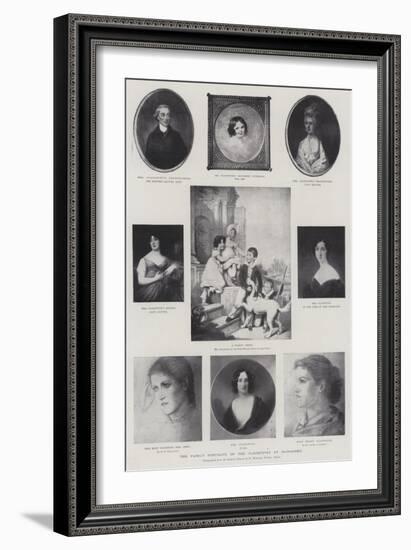 The Family Portraits of the Gladstones at Hawarden-Edward Burne-Jones-Framed Giclee Print