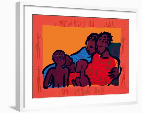 The Family-Gerry Baptist-Framed Giclee Print