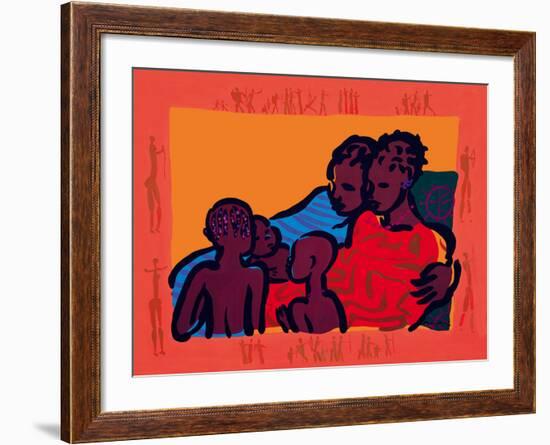 The Family-Gerry Baptist-Framed Giclee Print