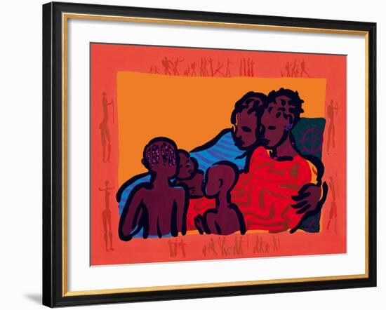 The Family-Gerry Baptist-Framed Giclee Print