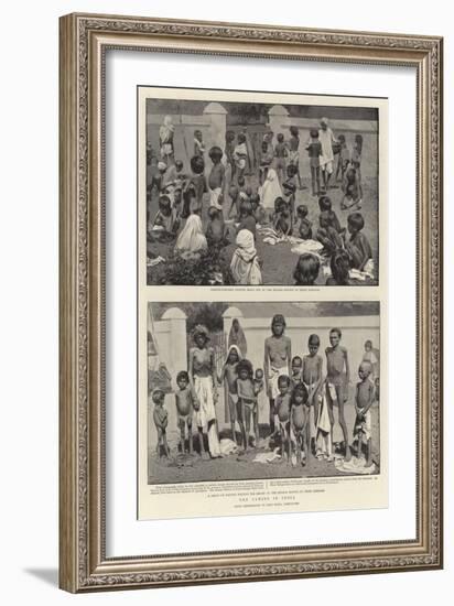 The Famine in India-null-Framed Giclee Print