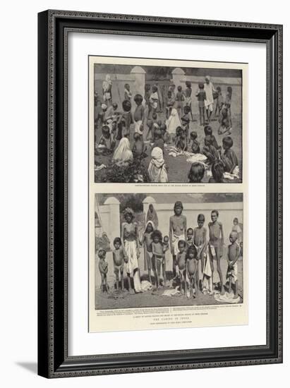 The Famine in India-null-Framed Giclee Print