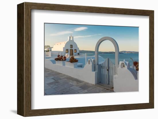 The Famous Blue and White City Oia,Santorini-scorpp-Framed Photographic Print