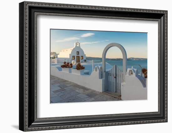 The Famous Blue and White City Oia,Santorini-scorpp-Framed Photographic Print