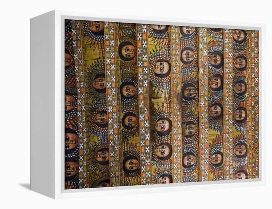 The Famous Painting of the Winged Heads of 80 Ethiopian Cherubs, Debre Selassie Church, Ethiopia-Gavin Hellier-Framed Premier Image Canvas