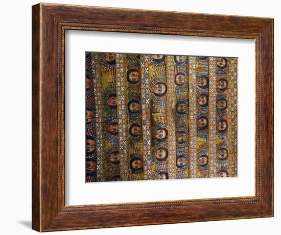 The Famous Painting of the Winged Heads of 80 Ethiopian Cherubs, Debre Selassie Church, Ethiopia-Gavin Hellier-Framed Photographic Print