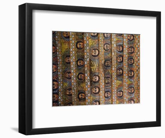The Famous Painting of the Winged Heads of 80 Ethiopian Cherubs, Debre Selassie Church, Ethiopia-Gavin Hellier-Framed Photographic Print