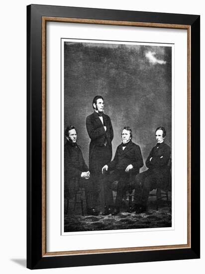 The Famous Publishing Company of Harper and Brothers' 1863-MATHEW B BRADY-Framed Giclee Print