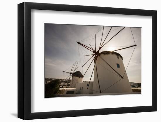 The Famous Wind Mills. Mykonos. Greece-Tom Norring-Framed Photographic Print