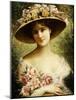 The Fancy Bonnet-Emile Vernon-Mounted Giclee Print