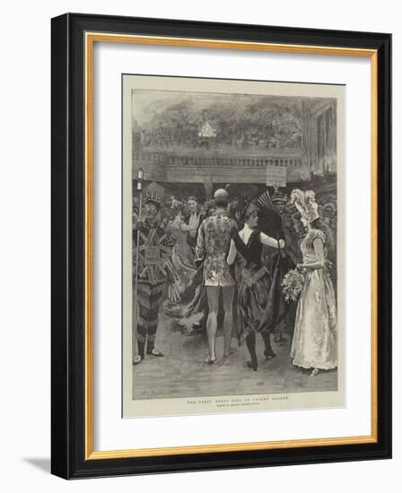 The Fancy Dress Ball at Covent Garden-Arthur Hopkins-Framed Giclee Print