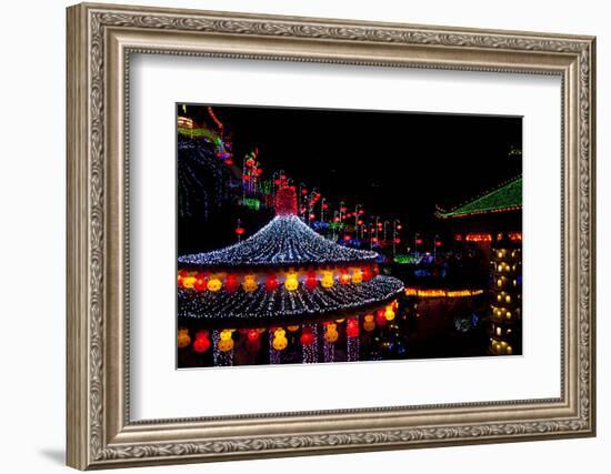 The Fantastic Lighting of Kek Lok Si Temple in Penang, Malaysia-Micah Wright-Framed Photographic Print