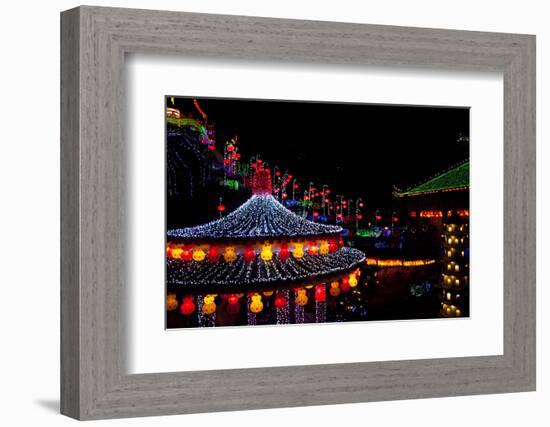 The Fantastic Lighting of Kek Lok Si Temple in Penang, Malaysia-Micah Wright-Framed Photographic Print