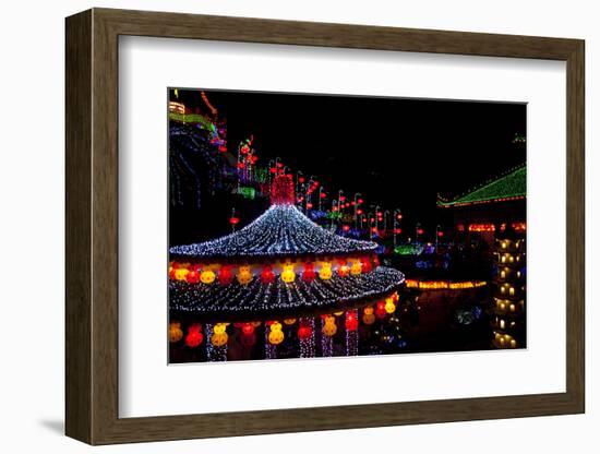 The Fantastic Lighting of Kek Lok Si Temple in Penang, Malaysia-Micah Wright-Framed Photographic Print