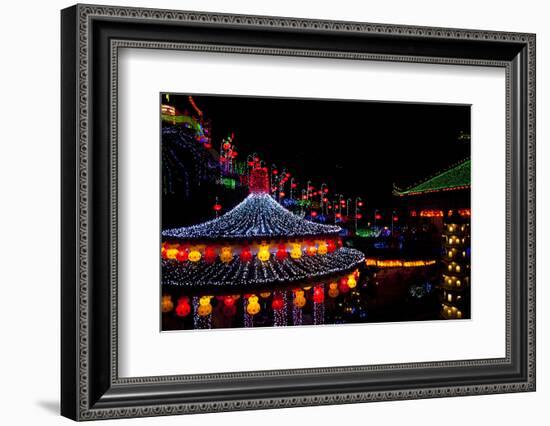 The Fantastic Lighting of Kek Lok Si Temple in Penang, Malaysia-Micah Wright-Framed Photographic Print