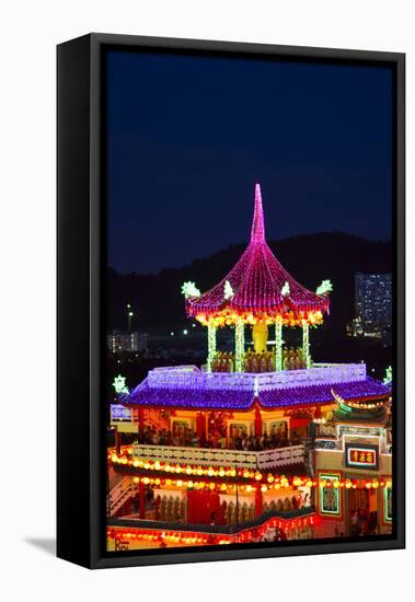 The Fantastic Lighting of Kek Lok Si Temple in Penang, Malaysia-Micah Wright-Framed Premier Image Canvas